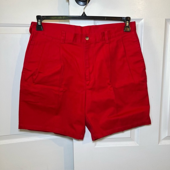 Vintage Nautica Red Chino Shorts - Picture 1 of 4